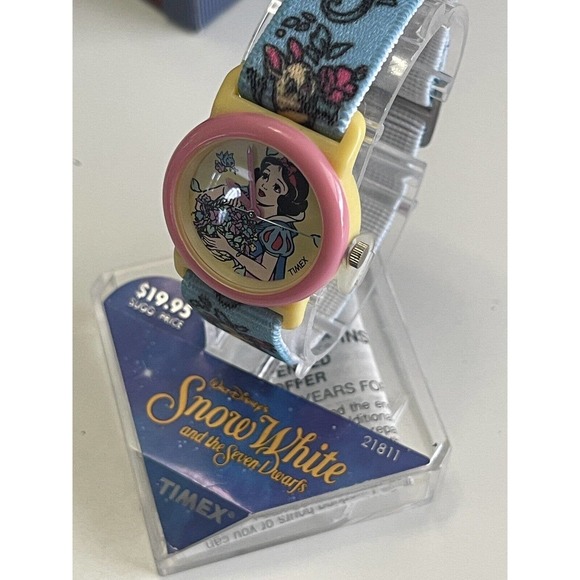 NIB Disney Timex Snow White Vintage 90s Deadstock Watch Disneyana 21811 - Picture 7 of 7